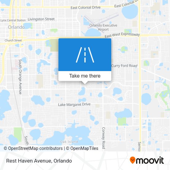 Mapa de Rest Haven Avenue