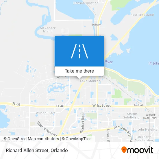 Richard Allen Street map