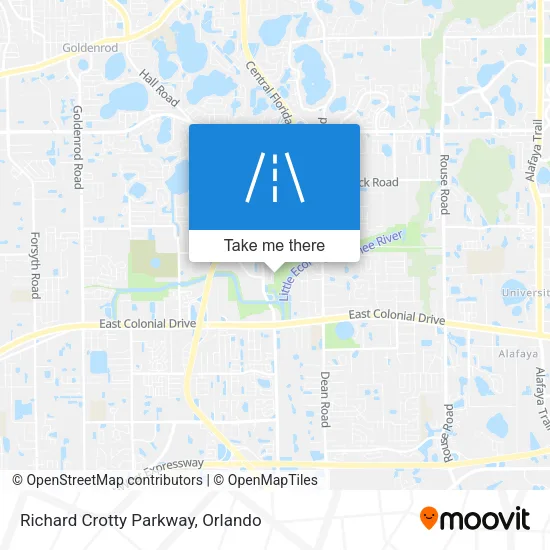Richard Crotty Parkway map