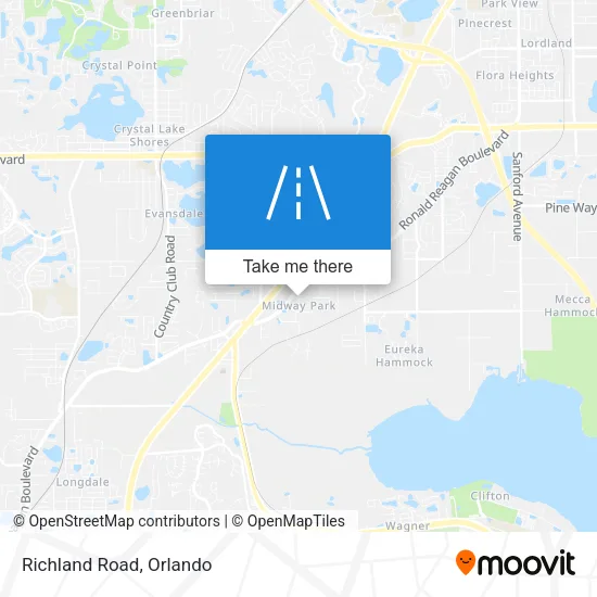 Richland Road map