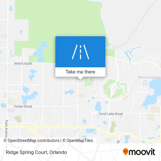 Ridge Spring Court map