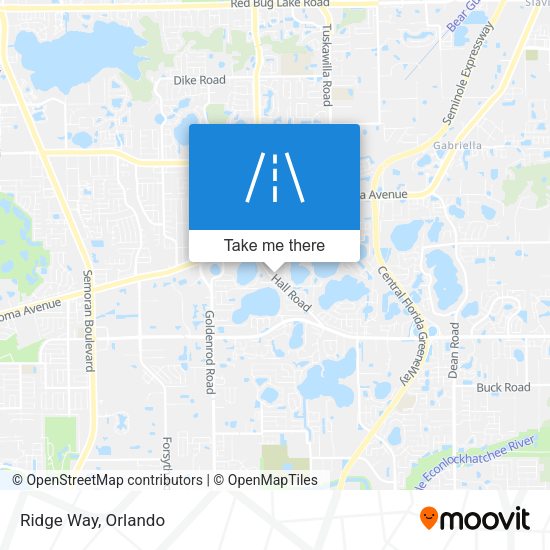 Mapa de Ridge Way
