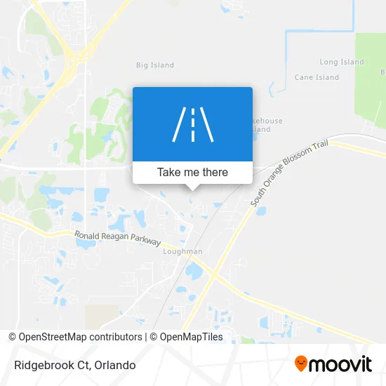 Ridgebrook Ct map