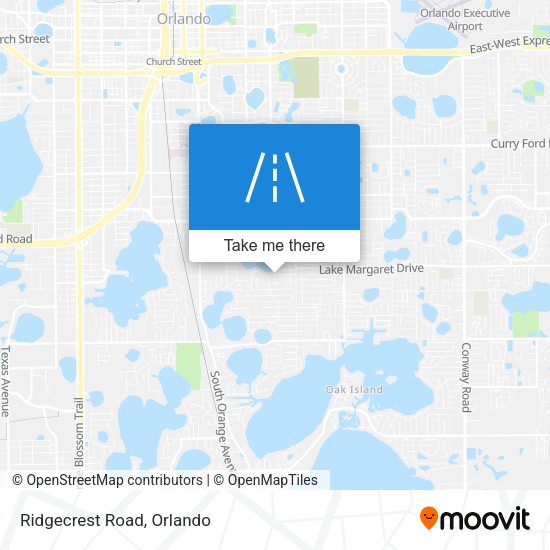 Mapa de Ridgecrest Road