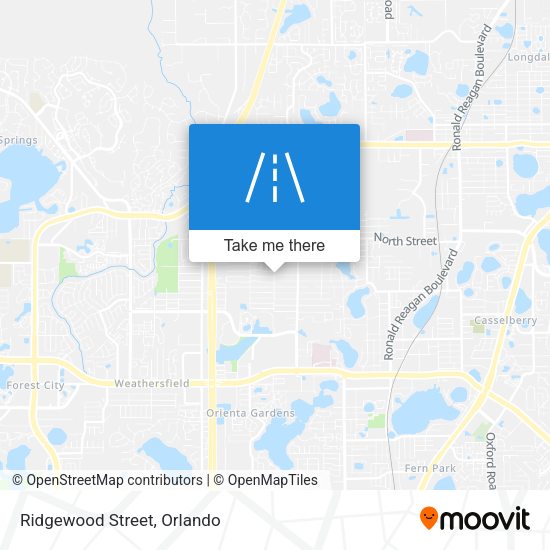 Mapa de Ridgewood Street