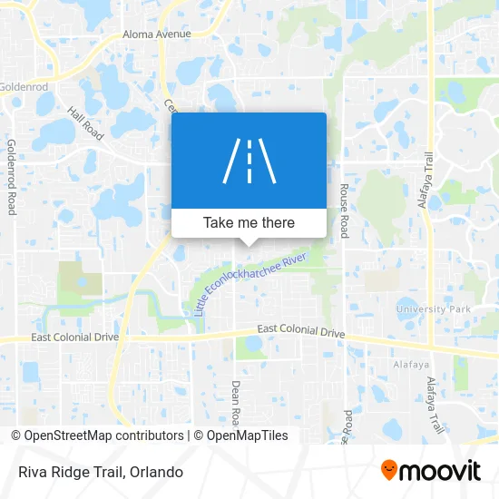 Riva Ridge Trail map