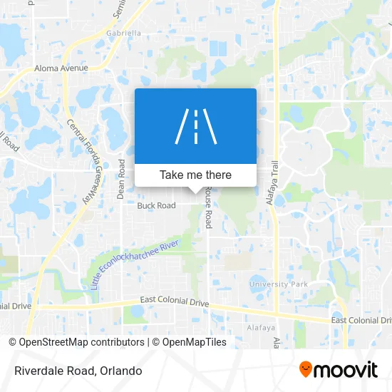Riverdale Road map