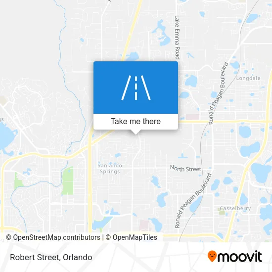 Robert Street map