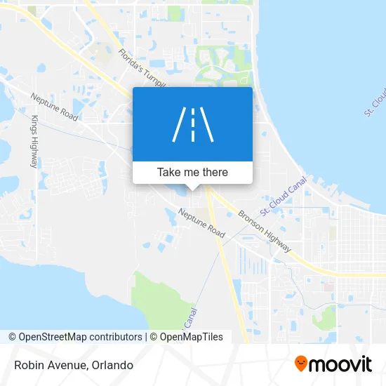 Robin Avenue map