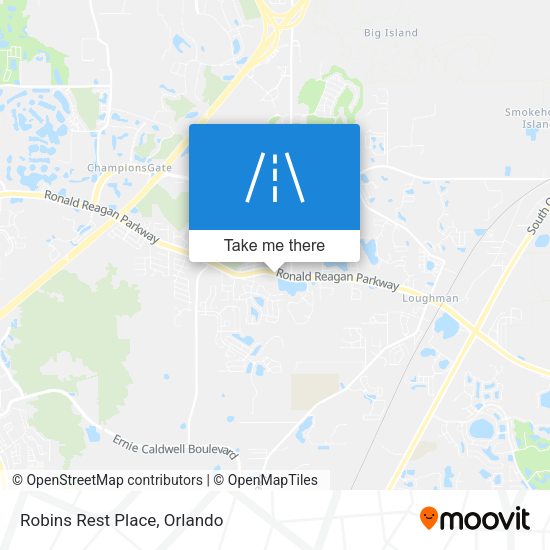 Mapa de Robins Rest Place