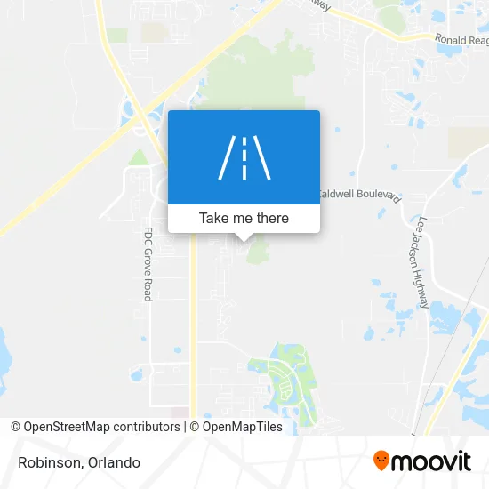 Robinson map