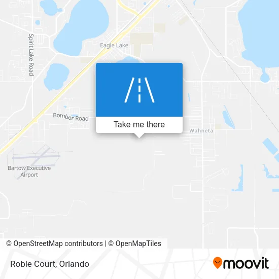 Roble Court map