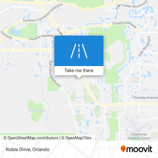 Mapa de Roble Drive