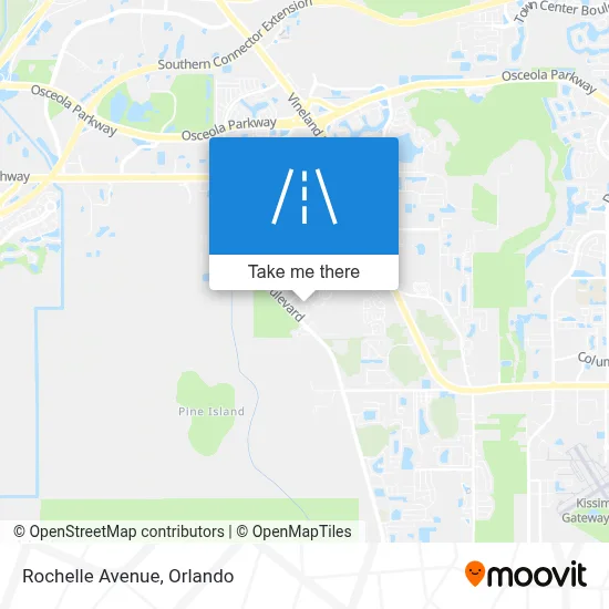 Rochelle Avenue map