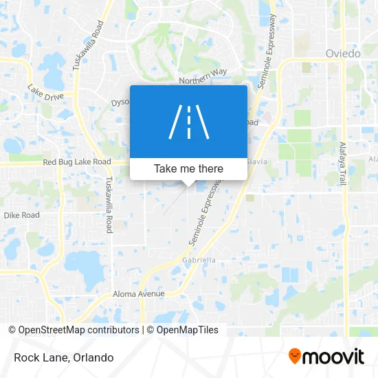 Rock Lane map