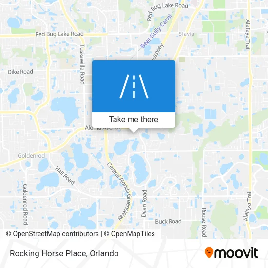 Rocking Horse Place map