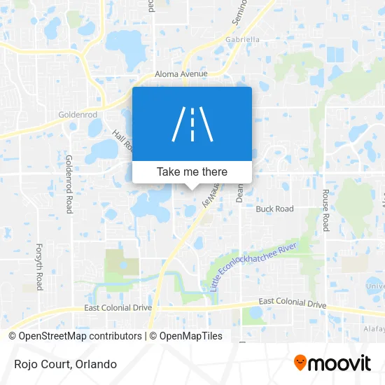 Rojo Court map