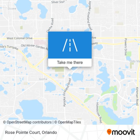 Mapa de Rose Pointe Court