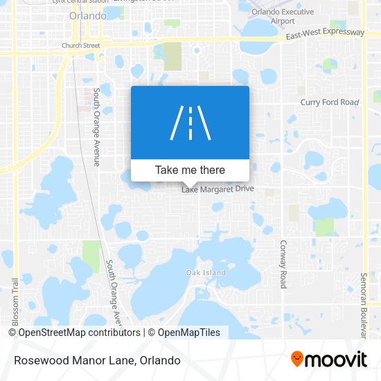 Rosewood Manor Lane map