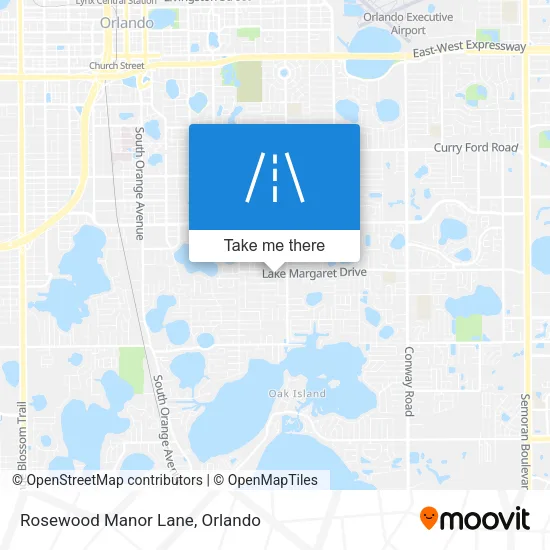 Rosewood Manor Lane map