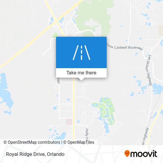 Mapa de Royal Ridge Drive