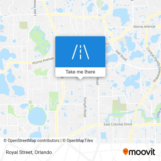 Royal Street map