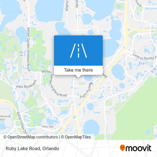Mapa de Ruby Lake Road