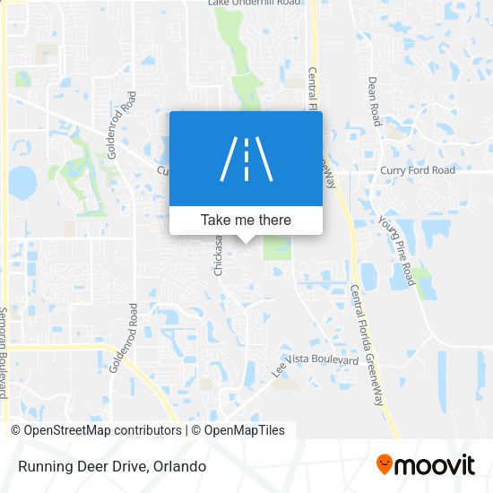 Mapa de Running Deer Drive
