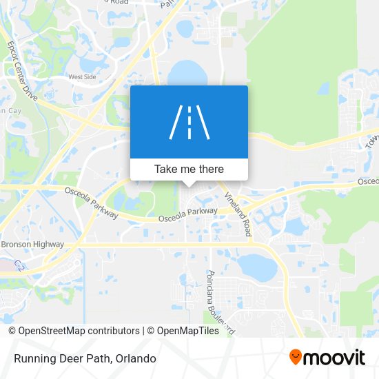 Mapa de Running Deer Path