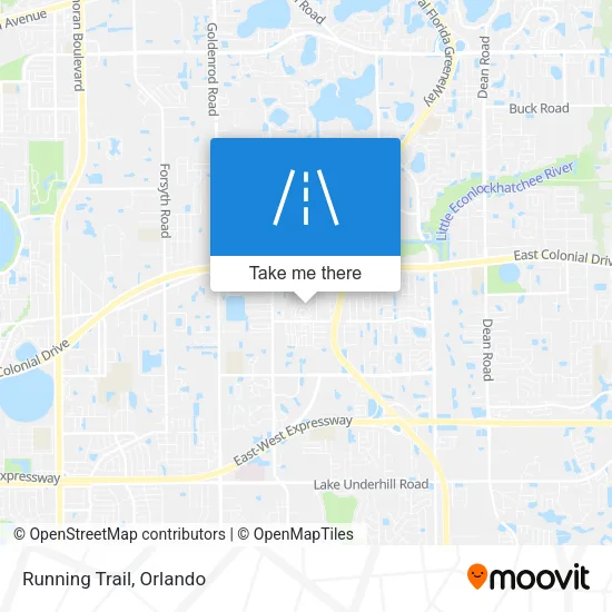 Running Trail map