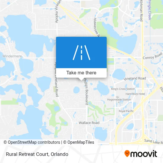 Rural Retreat Court map