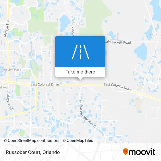 Russober Court map