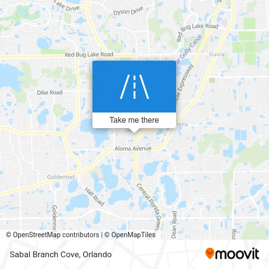 Sabal Branch Cove map