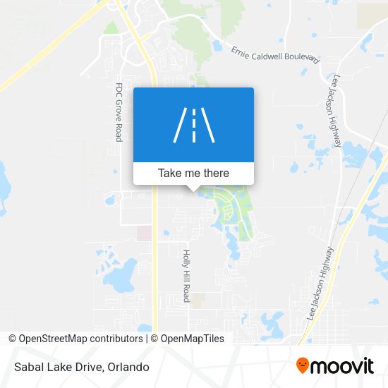 Mapa de Sabal Lake Drive