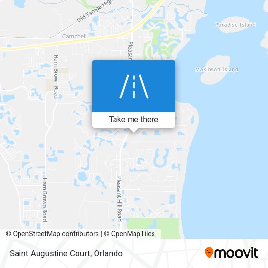 Saint Augustine Court map