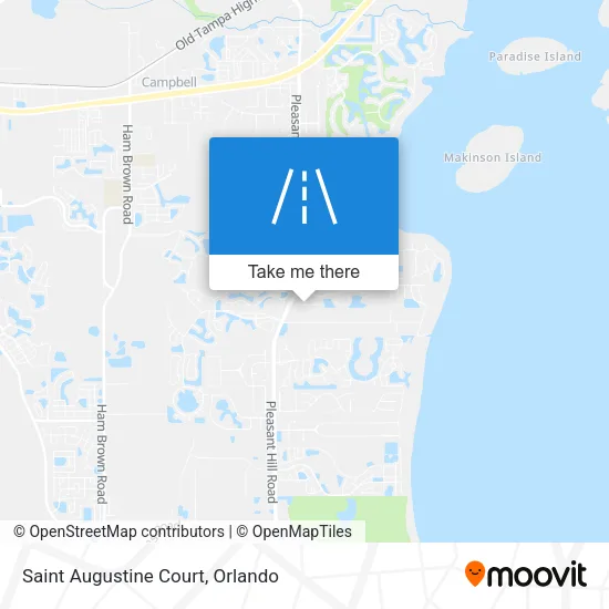Saint Augustine Court map