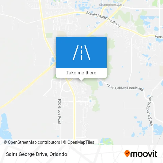 Saint George Drive map