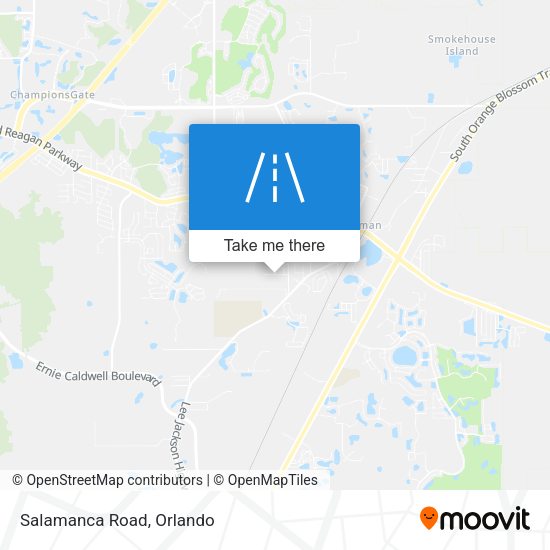 Mapa de Salamanca Road