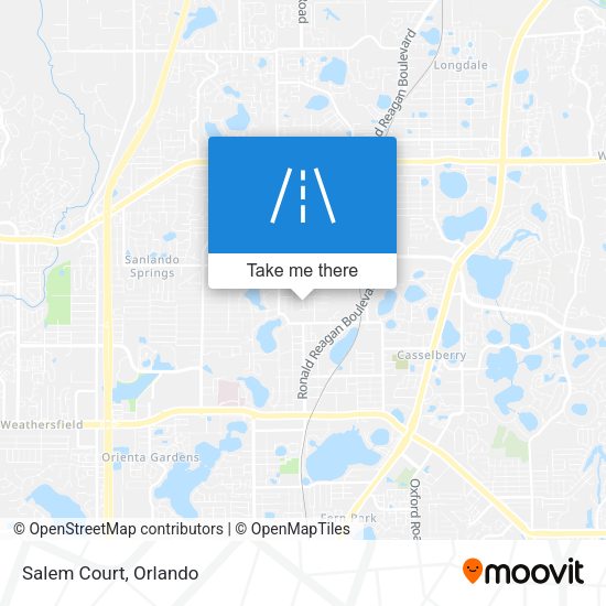 Mapa de Salem Court
