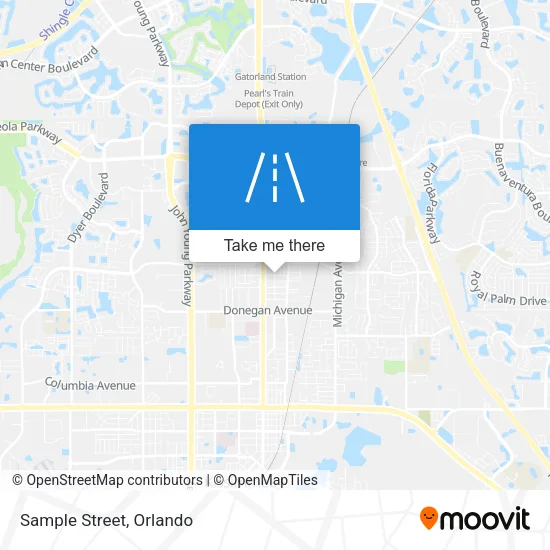 Sample Street map