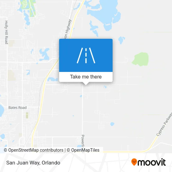 San Juan Way map