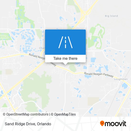 Mapa de Sand Ridge Drive