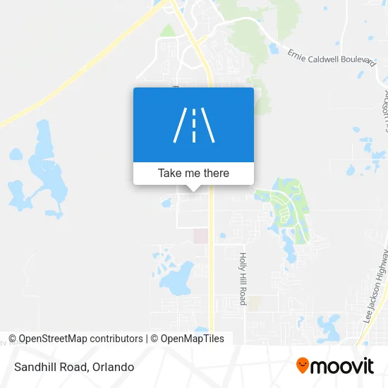 Sandhill Road map
