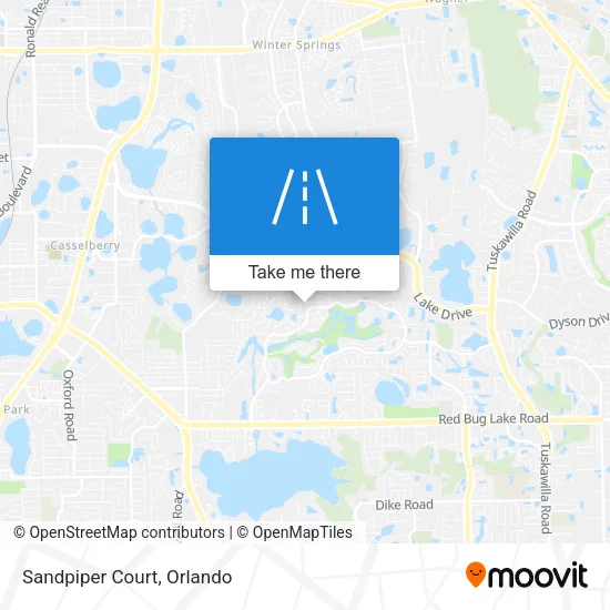 Sandpiper Court map