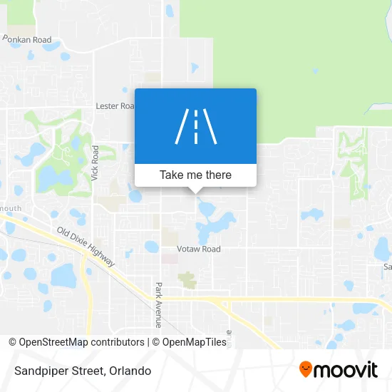 Sandpiper Street map