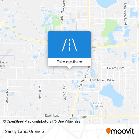 Mapa de Sandy Lane