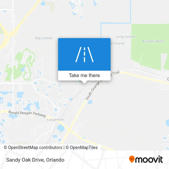Sandy Oak Drive map