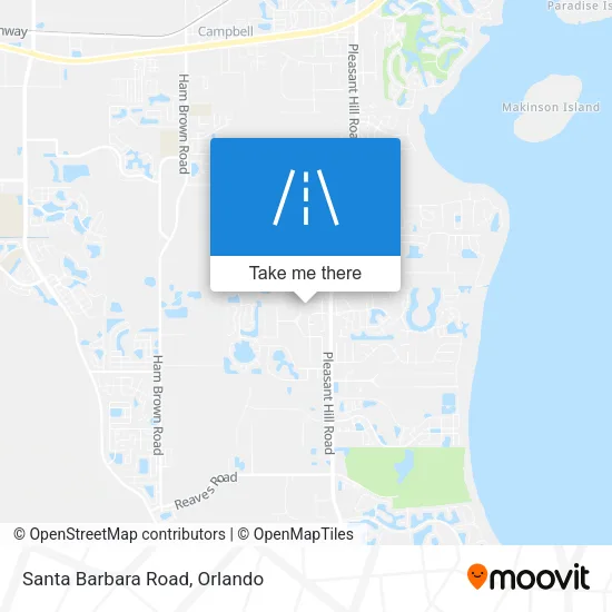 Santa Barbara Road map