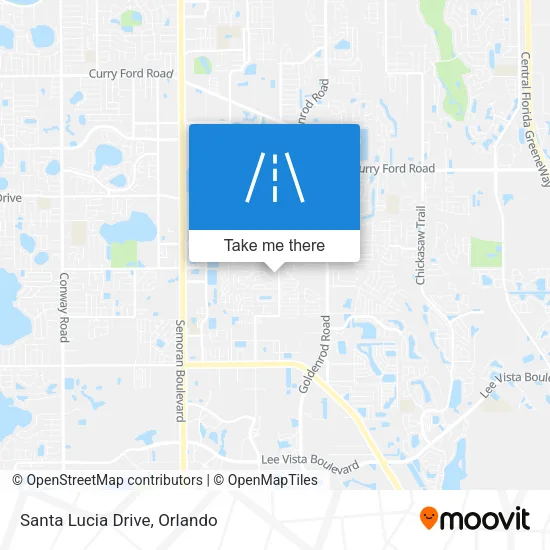 Santa Lucia Drive map