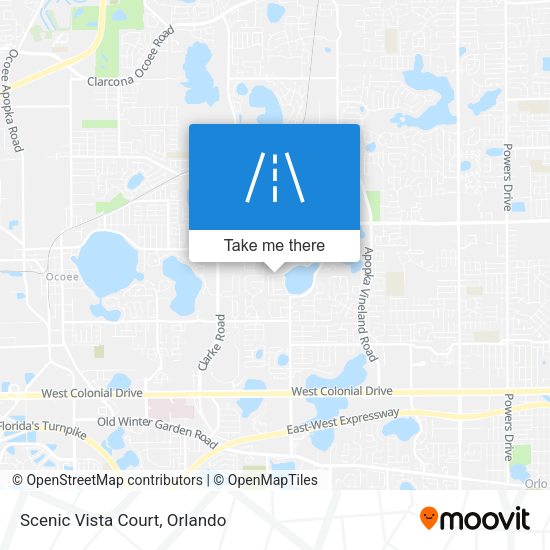 Mapa de Scenic Vista Court